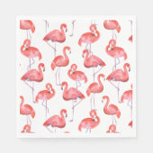 Serviette En Papier Papier Flamant rose (Devant)