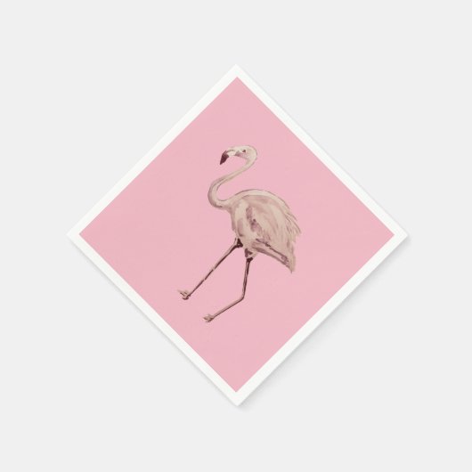 Serviette En Papier Papier Flamant rose rose Napkin (Coin)