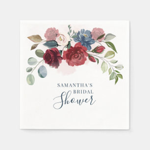 Serviette En Papier Papier Fleur d'Eau Bourguignonne pour Mariage