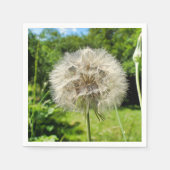 Serviette En Papier Papier Fleur sauvage de barbe à chèvre (Devant)