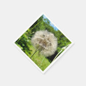 Serviette En Papier Papier Fleur sauvage de barbe à chèvre (Coin)