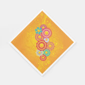 Serviette En Papier Papier Fleurs Fleuris serviettes (Coin)