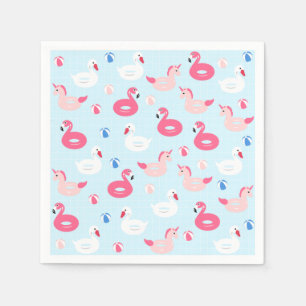 Serviette En Papier Papier flottant de la piscine Unicorn