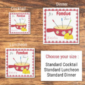 Serviette En Papier Papier Fondue Fromage