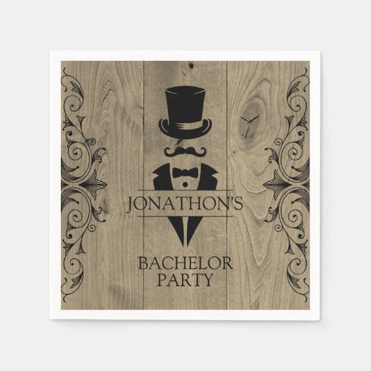Serviette En Papier Papier Fournitures de la Bachelor Party (Devant)
