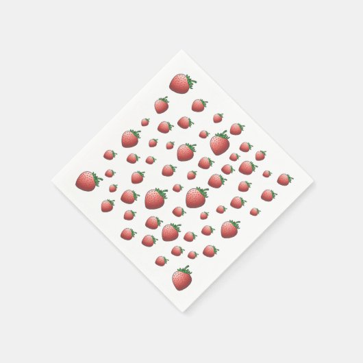 Serviette En Papier Papier fraise (Coin)