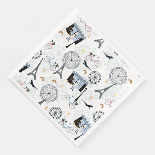 Serviette En Papier Papier français Napkin (Coin)