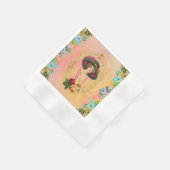 Serviette En Papier Papier français vintage (Coin)