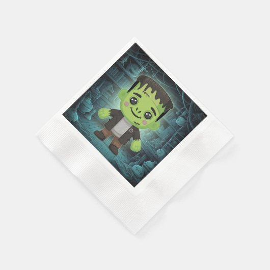 Serviette En Papier Papier Frankenstein adorable mignonne Napkin (Coin)