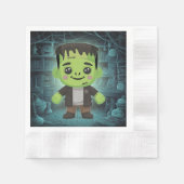 Serviette En Papier Papier Frankenstein adorable mignonne Napkin (Devant)