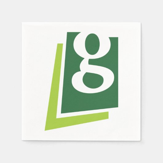 Serviette En Papier Papier G minuscule (Devant)