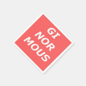 Serviette En Papier Papier GINORME (Coin)