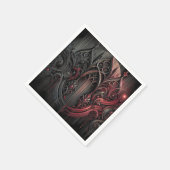 Serviette En Papier Papier gothique serviettes (Coin)