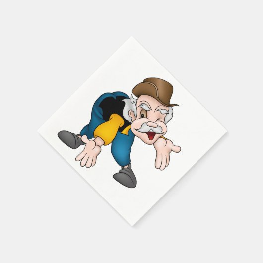 Serviette En Papier Papier grand-père (Coin)