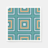 Serviette En Papier Papier - Gros et petits Carrés (Devant)