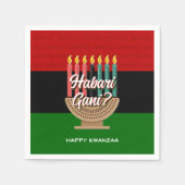 Serviette En Papier Papier HABARI GANI Kwanzaa (Devant)