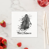 Serviette En Papier Papier Halloween déplaisant Ghost (En situation)