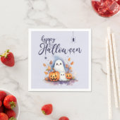 Serviette En Papier Papier Halloween éffrayant (En situation)