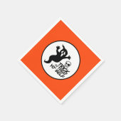 Serviette En Papier Papier Halloween Napkin (Coin)