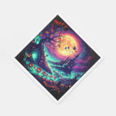 Serviette En Papier Papier Halloween Napkin (Coin)