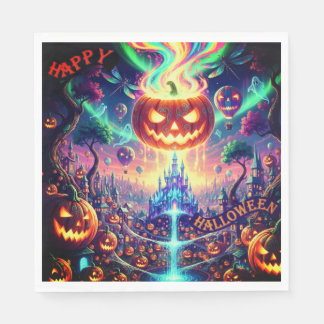 Serviette En Papier Papier Halloween Napkin