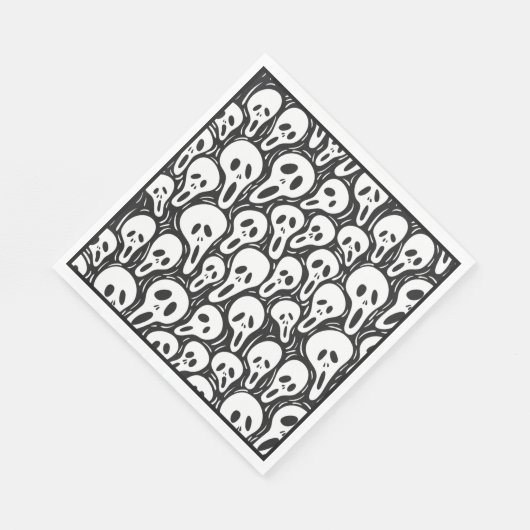 Serviette En Papier Papier Halloween Napkin (Coin)