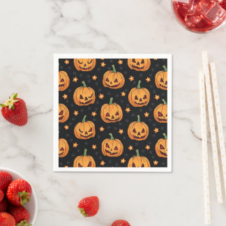 Serviette En Papier Papier Halloween Napkin