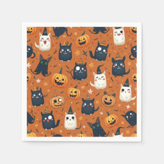 Serviette En Papier Papier Halloween Napkin