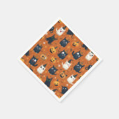 Serviette En Papier Papier Halloween Napkin (Coin)