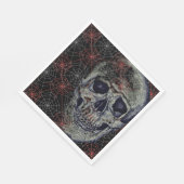 Serviette En Papier Papier Halloween Napkins-Crâne & Webs (Coin)