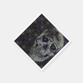 Serviette En Papier Papier Halloween Napkins-Crâne & Webs (Coin)