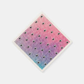 Serviette En Papier Papier Halloween rose Napkin par la poète Adiela A (Coin)