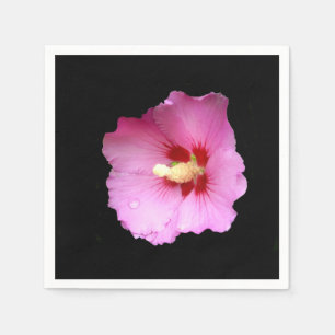 Serviette En Papier Papier Hibiscus rose