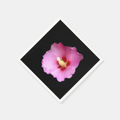 Serviette En Papier Papier Hibiscus rose (Coin)