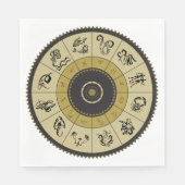 Serviette En Papier Papier Horoscope (Devant)
