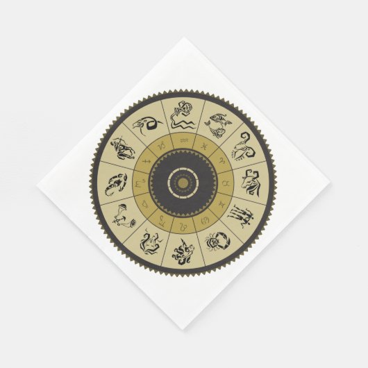 Serviette En Papier Papier Horoscope (Coin)
