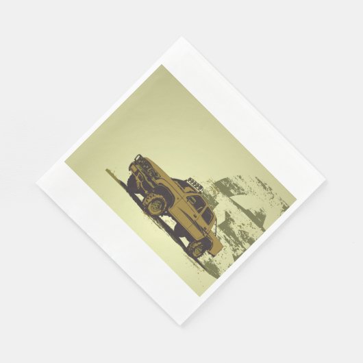Serviette En Papier Papier hors route (Coin)