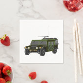 Serviette En Papier Papier Hummer militaire (En situation)