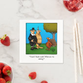 Serviette En Papier Papier Humour Thanksgiving (En situation)
