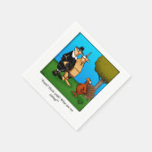 Serviette En Papier Papier Humour Thanksgiving (Coin)