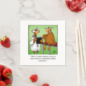 Serviette En Papier Papier Humour Thanksgiving (En situation)