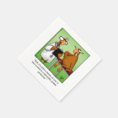 Serviette En Papier Papier Humour Thanksgiving (Coin)