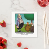 Serviette En Papier Papier Humour Thanksgiving (En situation)