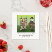 Serviette En Papier Papier Humour Thanksgiving (En situation)