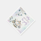 Serviette En Papier Papier imprimé floral pour fête de thé de mariage (Coin)