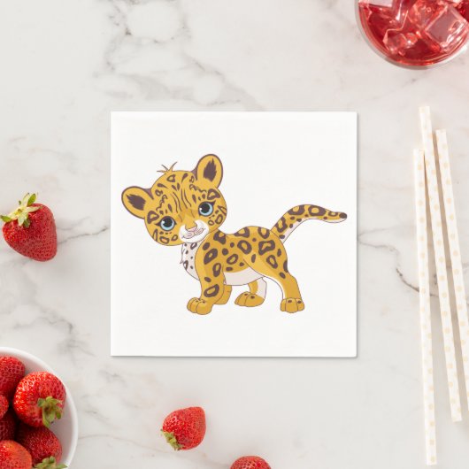 Serviette En Papier Papier Jaguar Cub (En situation)