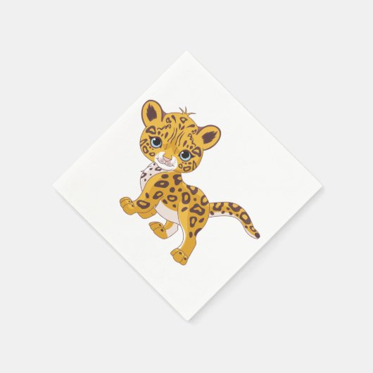 Serviette En Papier Papier Jaguar Cub (Coin)