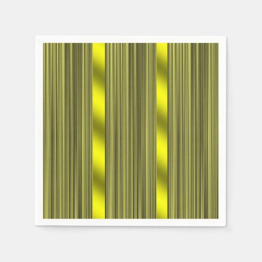 Serviette En Papier Papier Jaune (Devant)