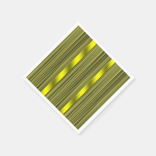 Serviette En Papier Papier Jaune (Coin)