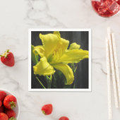 Serviette En Papier Papier Jaune Jaune Jaune (En situation)